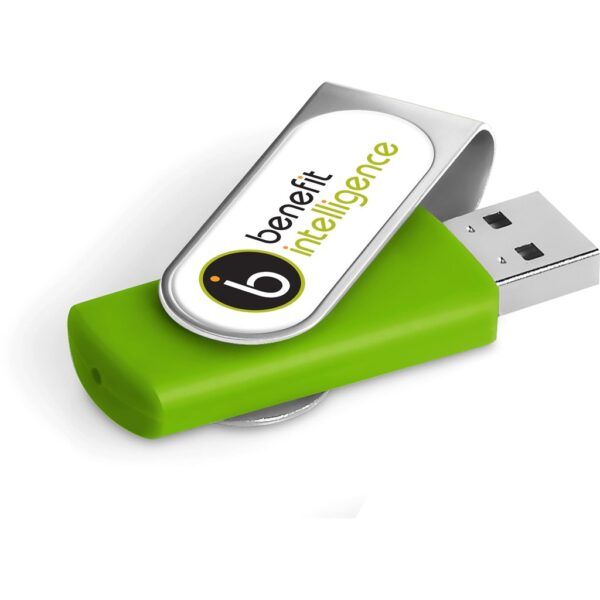 Axis Dome Flash Drive – 8GB – Lime Corporate gifts USB