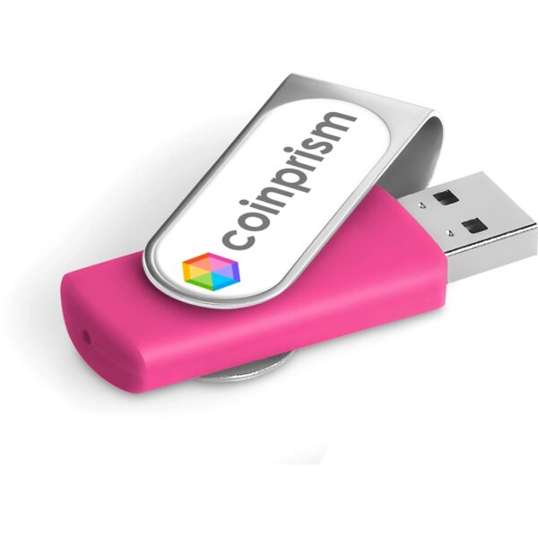 Axis Dome Flash Drive – 8GB – Pink Corporate gifts USB