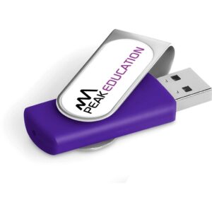 Axis Dome Flash Drive – 8GB – Purple Corporate gifts USB