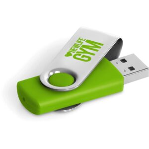 Axis Glint Flash Drive – 8GB – Lime Corporate gifts USB