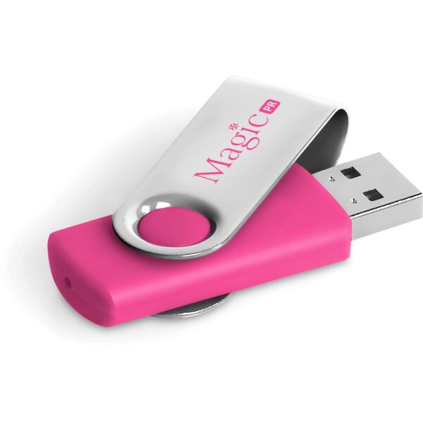 Axis Glint Flash Drive – 8GB – Pink Corporate gifts USB