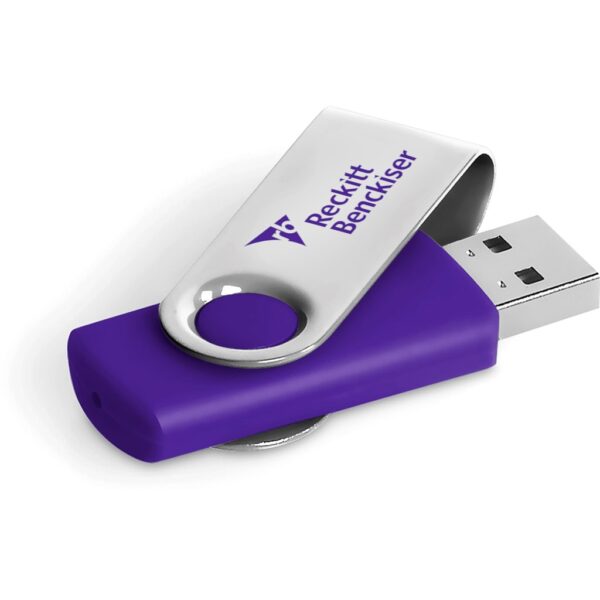 Axis Glint Flash Drive – 8GB – Purple Corporate gifts USB