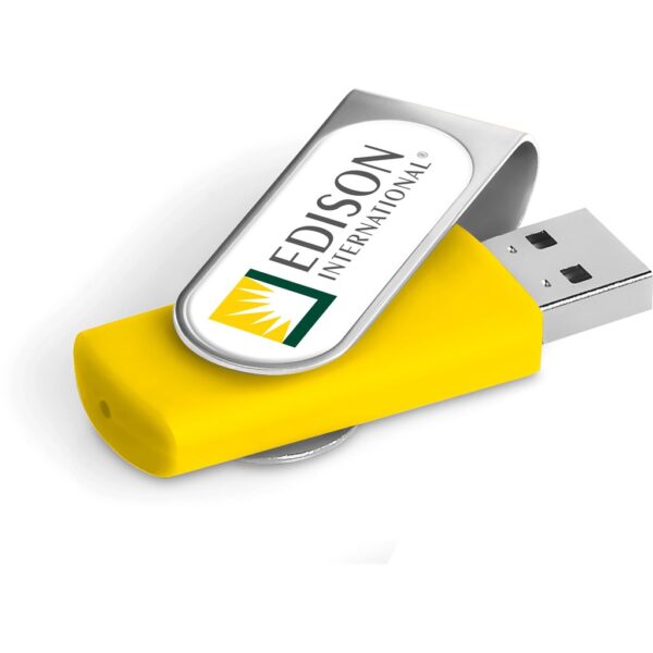 Axis Dome Flash Drive – 16GB – Yellow Corporate gifts Memory Stick