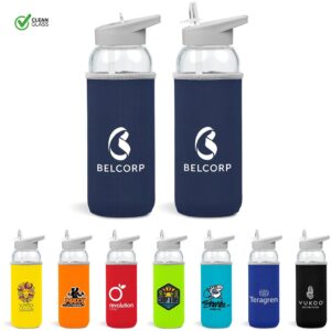 Kooshty Sipper Neo Glass Water Bottle – 850ml Drinkware