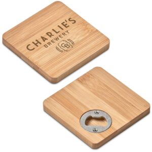 Altitude Drifter Bamboo Bottle Opener Coaster Corporate gifts bottle opener