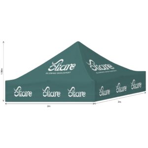 Ovation Sublimated Gazebo 2m X 2m – Roof  (Excludes Hardware) Outdoor products DisplayPilot