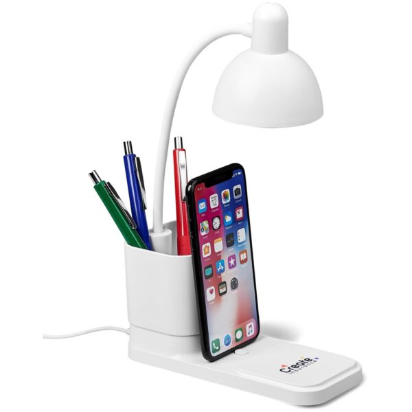 Lexicon Desk Lamp, Pen Caddy & Phone Stand Mobile technology desk lamp