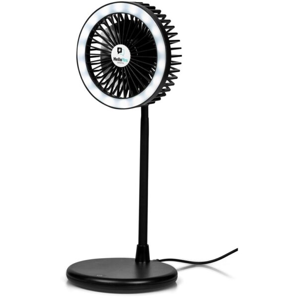 Light Breeze LED Ring Light Desk Fan Mobile technology led ring light desk fan