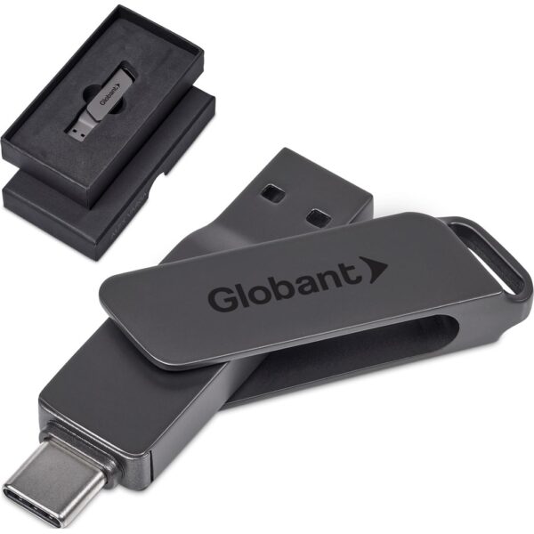 Alex Varga Atraxia Dual Flash Drive – 64GB Corporate gifts flash drive