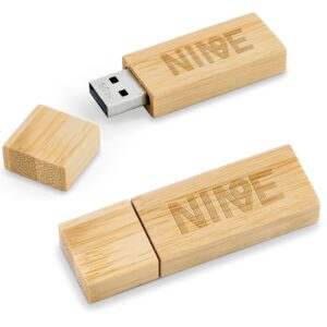 Okiyo Komorebi Bamboo Flash Drive – 16GB Eco-friendly memory sticks USB