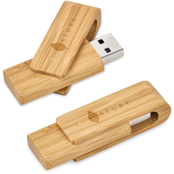 Okiyo Bakemono Bamboo Flash Drive – 32GB Eco-friendly memory sticks USB