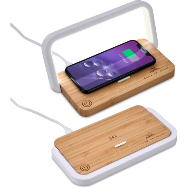 Okiyo Yoru Bamboo Wireless Charger & Night Light Mobile technology night light