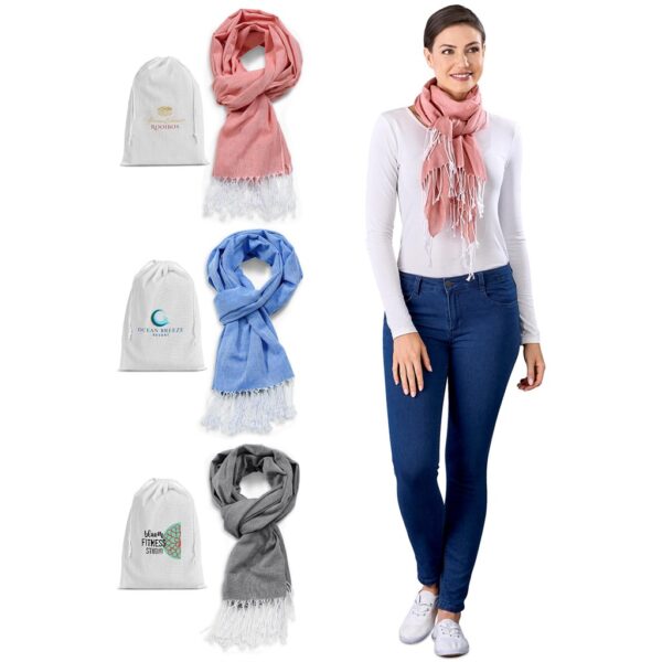 All Seasons Melange Scarf Personal care and pamper scarf set