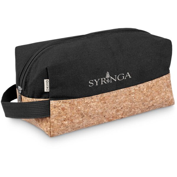 Okiyo Koruku Cork & Cotton Toiletry Bag Eco-friendly bags