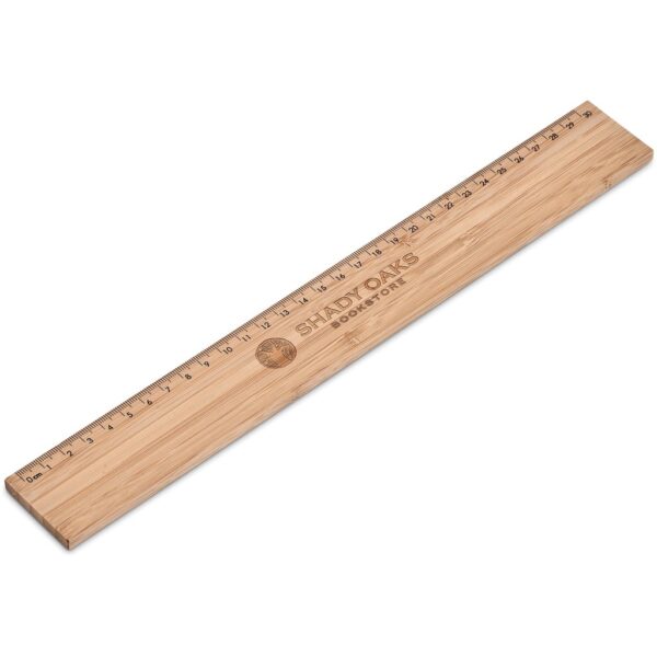 Okiyo Sokutei Bamboo 30cm Ruler Stationery 30cm ruler