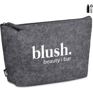 Okiyo Kesho Recycled PET Felt Mini Cosmetic Bag Eco-friendly bags cosmetic bag