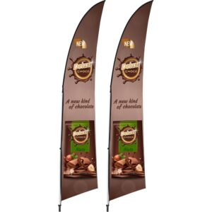 Legend 3m Arcfin Flying Banner (Set of 2) Outdoor products DisplayPilot