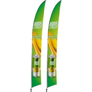 Legend 4m Arcfin Flying Banner (Set of 2) Outdoor products DisplayPilot