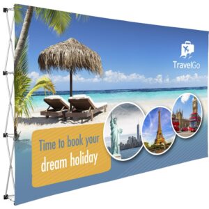 Legend Straight Banner Wall 3.7m x 2.25m Indoor products DisplayPilot