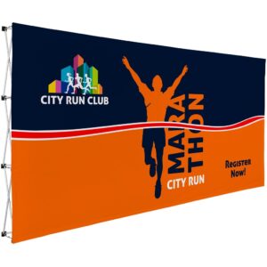 Legend Straight Banner Wall 4.45m x 2.25m Indoor products DisplayPilot