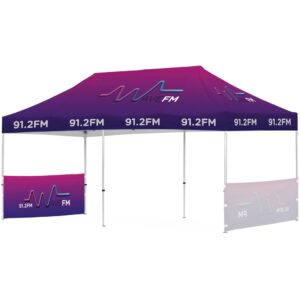 Ovation Sublimated Gazebo 6m X 3m – 2 Short Half-Wall Skins Outdoor products DisplayPilot