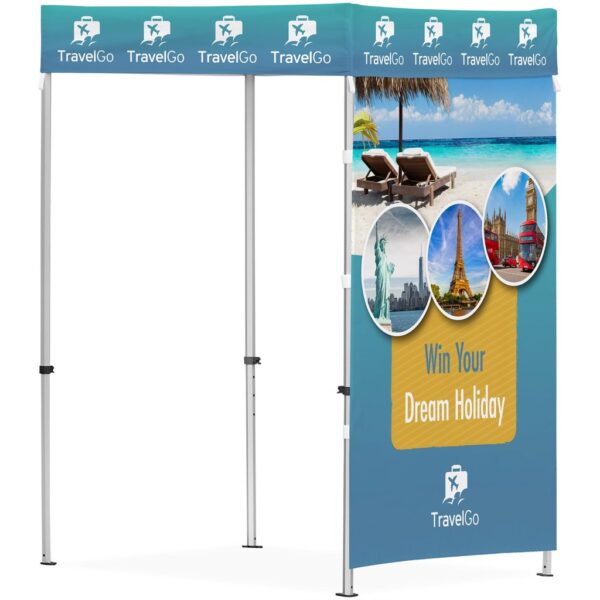 Ovation Sublimated Gazebo 1.5m X 1.5m – 1 Full-Wall Skin Outdoor products DisplayPilot