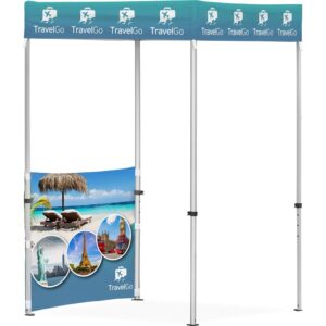 Ovation Sublimated Gazebo 1.5m X 1.5m – 1 Half-Wall Skin Outdoor products DisplayPilot