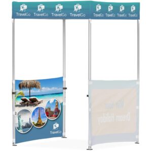 Ovation Sublimated Gazebo 1.5m X 1.5m – 2 Half-Wall Skins Outdoor products DisplayPilot