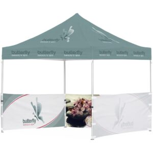 Ovation Sublimated Gazebo 3m X 3m – 3 Half-Wall Skins Outdoor products DisplayPilot