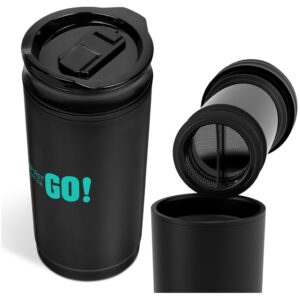 Colombia Plastic Double-Wall Tumbler & Press – 470ml Drinkware