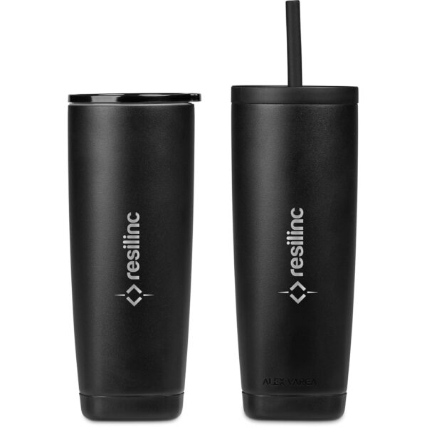 Alex Varga Aurelian Stainless Steel 2-in-1 Vacuum Tumbler & Straw Drinkware 2-in-1 tumbler