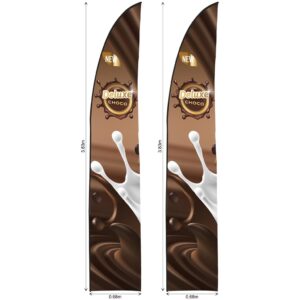 Legend 3m Sublimated Arcfin Flying Banner Skin – Set Of 2 (Excludes Hardware) Outdoor products DisplayPilot