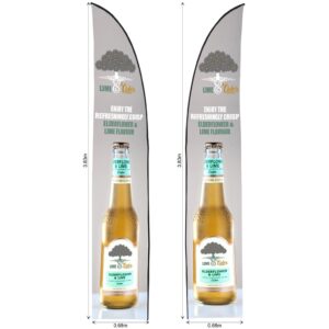 Legend 3m Sublimated Arcfin Double-Sided Flying Banner Skin (Excludes Hardware) Outdoor products DisplayPilot