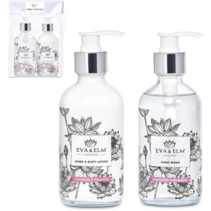 Eva & Elm Hand Wash & Hand Lotion Set Personal care and pamper lotion and body wash