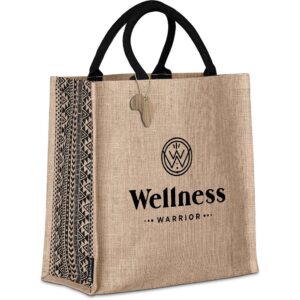 Andy Cartwright Symmetry Jute Tote Eco-friendly bags jute