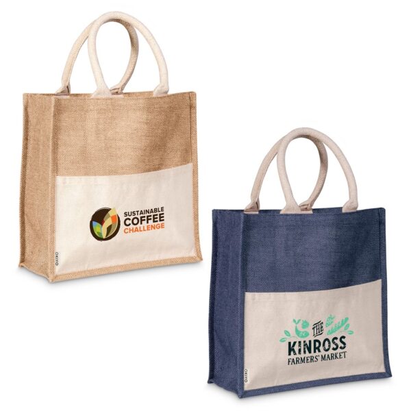 Okiyo Kachi Jute & Cotton Tote Eco-friendly bags