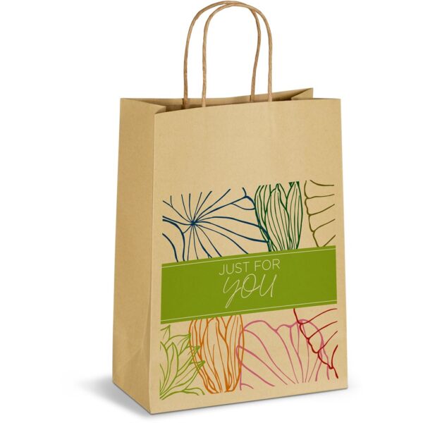 Ecological Digital Print Midi Paper Gift Bag 150gsm Gift bags custom gift bag