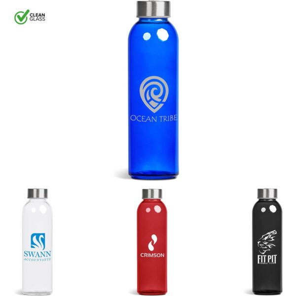 Kooshty Pura Glass Water Bottle – 500ML Drinkware