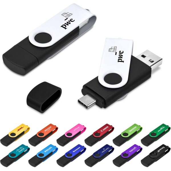 Shuffle Gyro Black Flash Drive – 8GB Flash drives