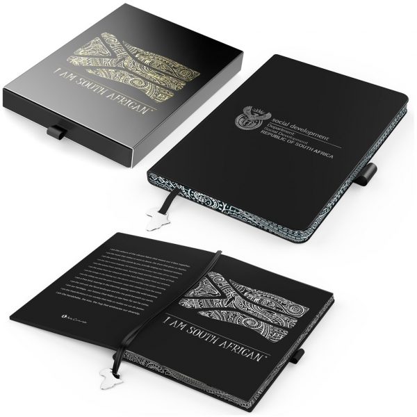 Andy Cartwright “I Am South African” A5 Hard Cover Notebook A5 notebooks Designer Notebook