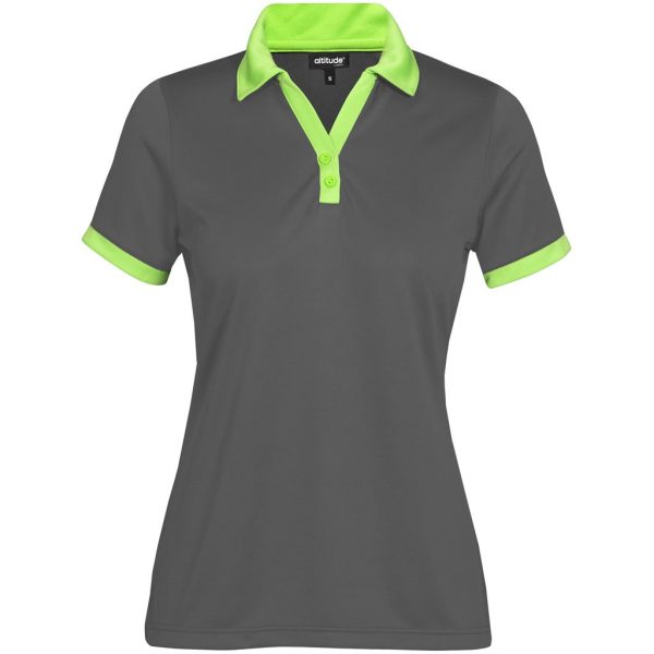 Ladies Bridgewater Golf Shirt – Lime Marked to clear NULL