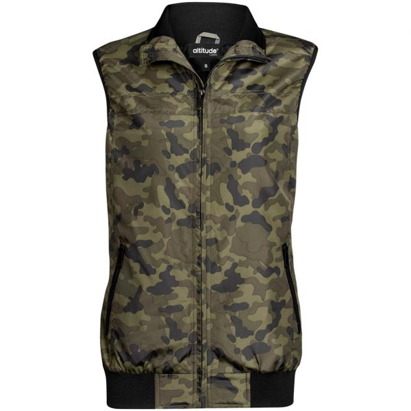 Ladies Colorado Bodywarmer – Camouflage Marked to clear bodywarmer