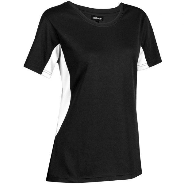 Ladies Championship T-Shirt – Black Marked to clear