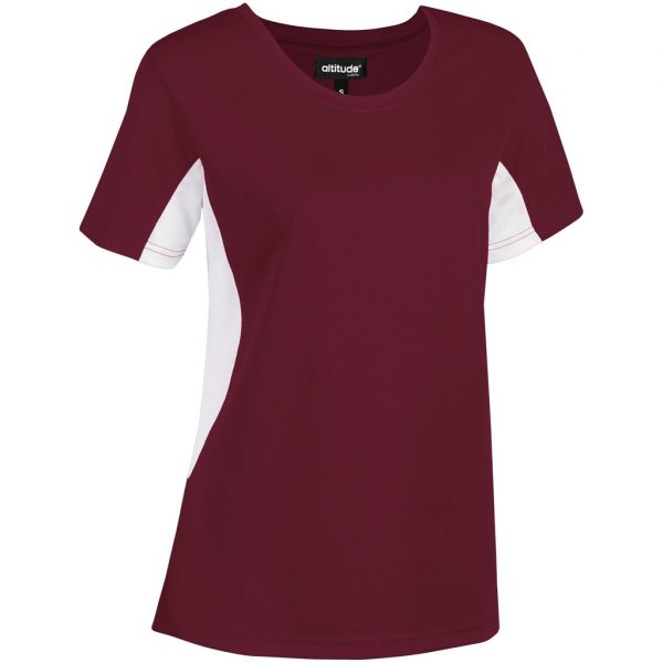 Ladies Championship T-Shirt – Maroon Marked to clear