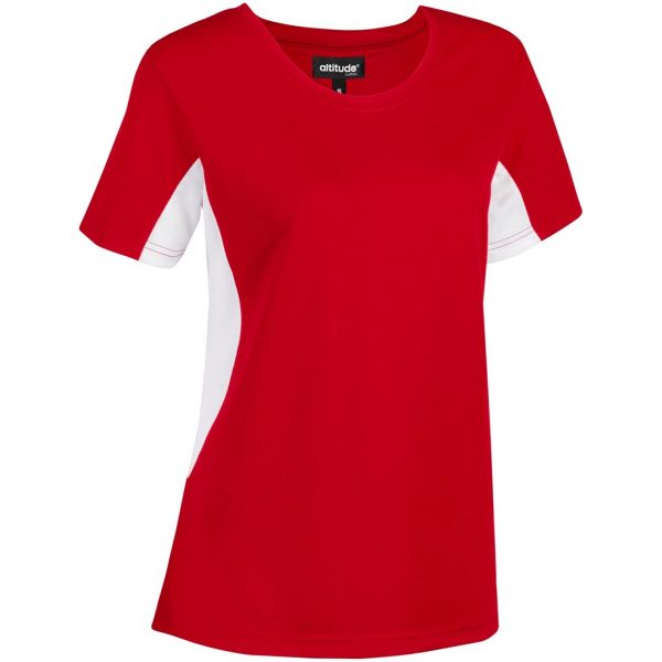 Ladies Championship T-Shirt – Red Marked to clear