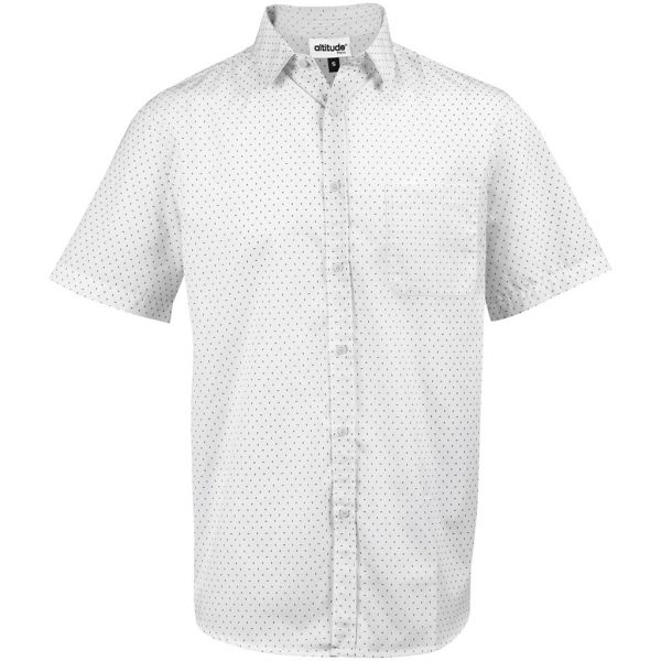 Mens Short Sleeve Duke Shirt – White Marked to clear NULL