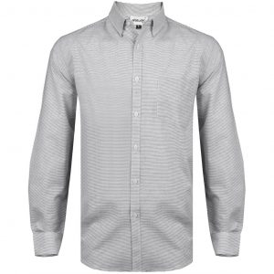 Mens Long Sleeve Earl Shirt – Grey Marked to clear longsleeve shirt