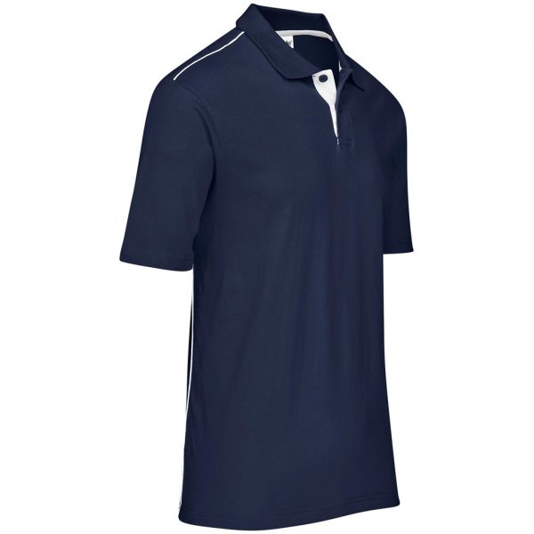 Mens Galway Golf Shirt – Navy Marked to clear cotton