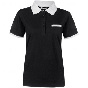 Ladies Caliber Golf Shirt – Black Marked to clear NULL