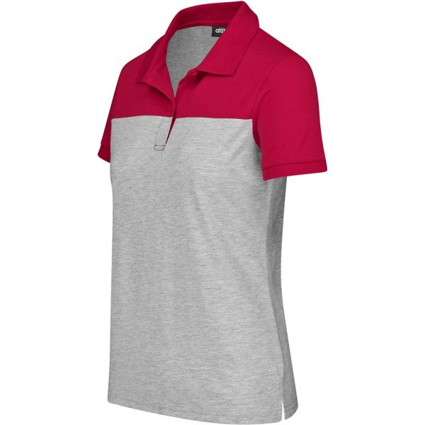 Ladies Urban Golf Shirt – Red Marked to clear